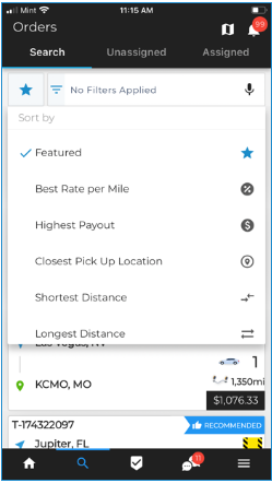 Mobile sorting feature screenshot.png