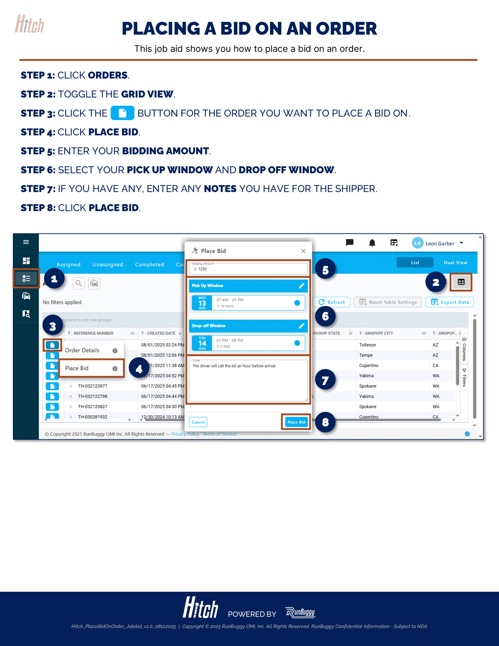 Hitch_PlaceBidOnOrder_JobAid_v1.0_08122025-1.png